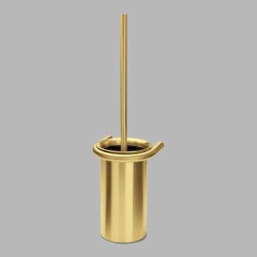 Toilet brush holder - PVD brass by d line - view 2