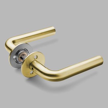 Lever handle L - Brass by d line - view 8