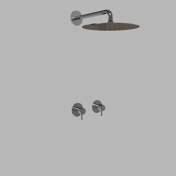 Built-in part one-way shower w/ thermostat by d line - view 3
