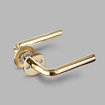 Lever handle L - Brass by d line - view 4