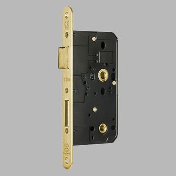 WC lock - PVD brass by d line - view 2