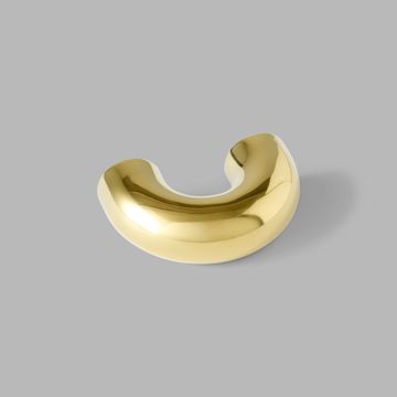 Fat pull handle, small - PVD brass by d line - view 5