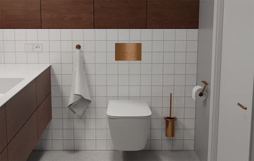 Flush plate 235x155 - PVD copper by d line - view 2