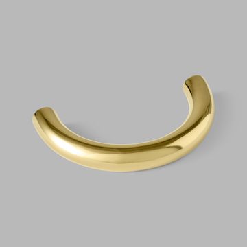 Fat pull handle, large - PVD brass by d line - view 5