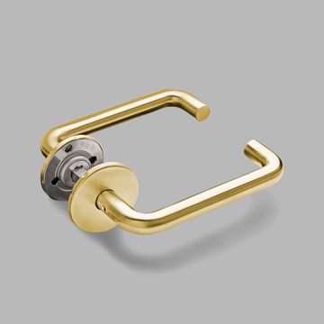 Lever handle U - Brass by d line - view 5