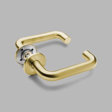 Lever handle U - Brass by d line - view 7
