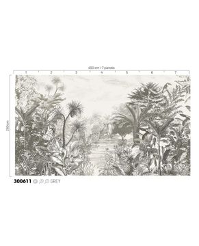 SKIN 300611 - White wallpaper by Eijffinger - view 2