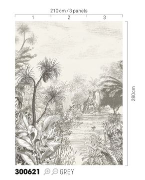 SKIN 300621 - White wallpaper by Eijffinger - view 2