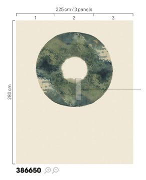 ENSO 386650 - Beige wallpaper by Eijffinger - view 2