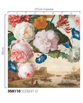 MASTERPIECE 358110 - Multicolour wallpaper by Eijffinger - view 2