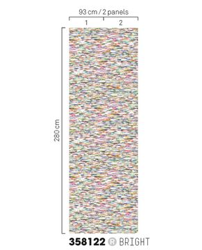 MASTERPIECE 358122 - Multicolour wallpaper by Eijffinger - view 2
