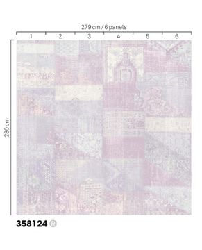 MASTERPIECE 358124 - Pink wallpaper by Eijffinger - view 2