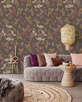 POSY 316083 - Brown wallpaper by Eijffinger - view 3