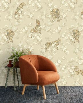 FESTIVAL 333552 - Beige wallpaper by Eijffinger - view 2
