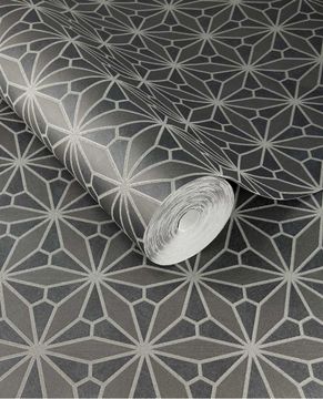 GILDED 340144 - Grey wallpaper by Eijffinger - view 2