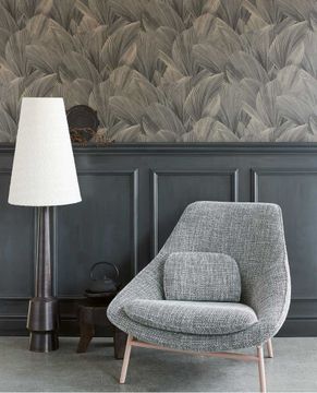 GILDED 340126 - Brown wallpaper by Eijffinger - view 2