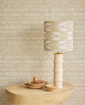 SOLANGE 340260 - Beige wallpaper by Eijffinger - view 2