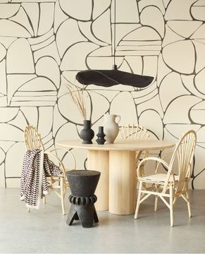 SOLANGE 340280 - White wallpaper by Eijffinger - view 2