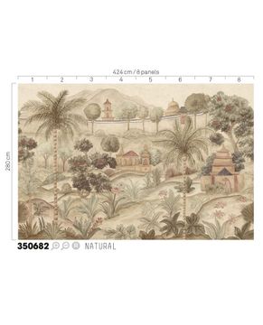 AMBER 350682 - Multicolour wallpaper by Eijffinger - view 2