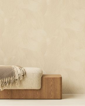 CALM CRAFTED 363273 - Beige wallpaper by Eijffinger - view 2
