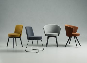 Vivaldi Chair 4 Legs Fix by Ambiance Italia - view 3