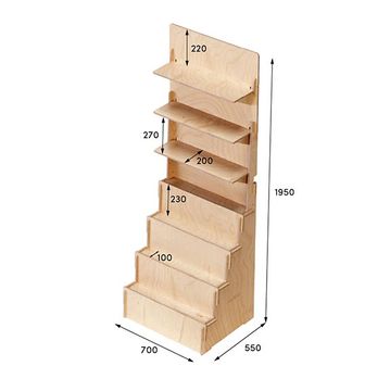 Book XL - floor display by Esposit - view 2