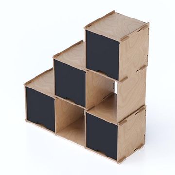 Checkmate X4 - Blackboard - display shelving by Esposit - view 4
