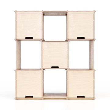Checkmate X5 – Transparent finish - display shelving by Esposit - view 2