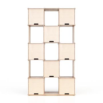 Checkmate X8 – Transparent finish - display shelving by Esposit - view 2