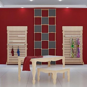 Checkmate X8 – Transparent finish - display shelving by Esposit - view 6