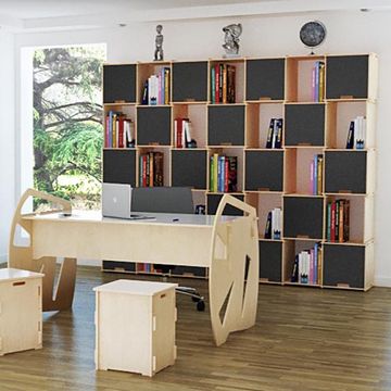 Checkmate X8 – Transparent finish - display shelving by Esposit - view 7