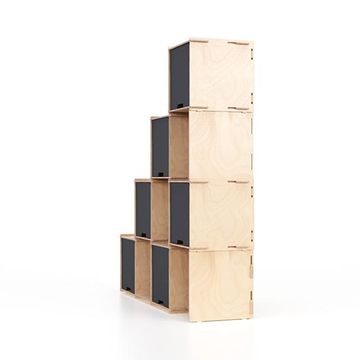 Checkmate X6 - Blackboard - display shelving by Esposit - view 4