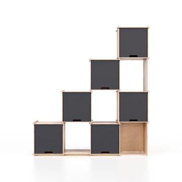 Checkmate X6 - Blackboard - display shelving by Esposit - view 2