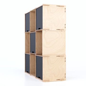 Checkmate X6 - Blackboard - display shelving by Esposit - view 5
