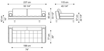WOODSTOCK - 2-seater sofa - 3-seater sofa - 4-seater sofa by ETRO Home Interiors - view 9