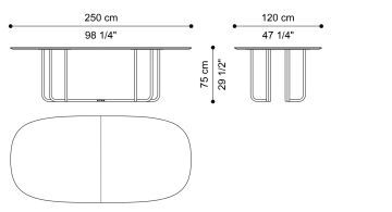 PIPING - dining table by ETRO Home Interiors - view 5