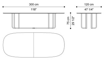 PIPING - dining table by ETRO Home Interiors - view 7