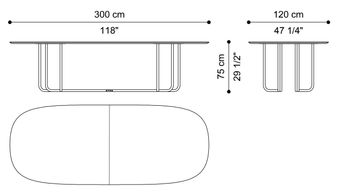 PIPING - dining table by ETRO Home Interiors - view 8