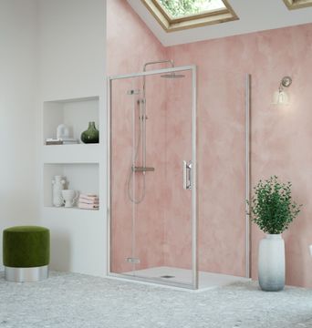 ETO Hinge & Inline Door with Side Panel by Flair Showers - view 4