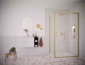 ILI Slider Door with Frameless Side Panel by Flair Showers - view 6