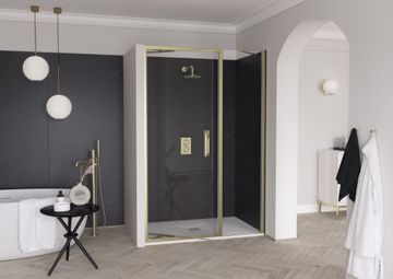 ETO Infold Door with Inline Panel by Flair Showers - view 4