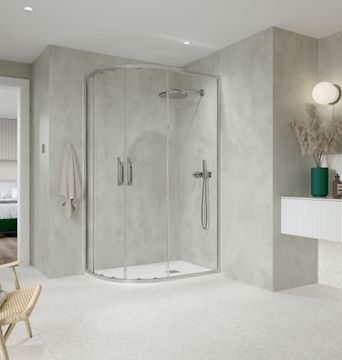 ETO Two Door Offset Sliding Quadrant by Flair Showers - view 2