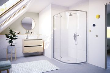 ILI Hinged Offset Quadrant by Flair Showers - view 3