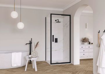 ETO Infold Door with Side Panel by Flair Showers - view 5