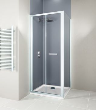HYDRO EXPRESS Bifold Door with Side Panel by Flair Showers - view 2