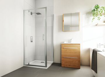 VERVE PRO Pivot Door with Inline Panel by Flair Showers - view 4