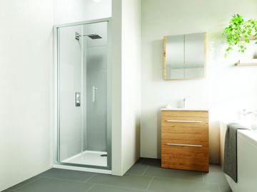 VERVE PRO Bifold Door with Side Panel by Flair Showers - view 3