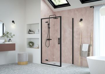 ETO Hinge & Inline Door with Side Panel by Flair Showers - view 2