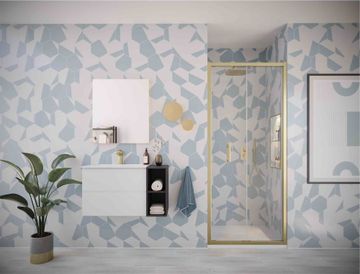 ILI Bifold Door with Side Panel by Flair Showers - view 3