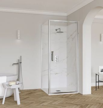ETO Infold Door with Side Panel by Flair Showers - view 3